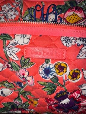 Vera Bradley Coral Floral Quilted bag